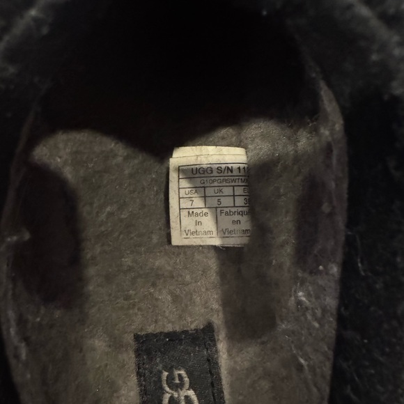 UGG Black Platform Slippers - Picture 6 of 6